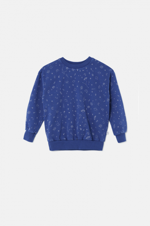 My Little Cozmo Space | Cozmo pluche Sweater blauw