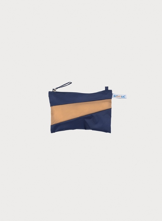 Susan Bijl The New Pouch Navy & Camel small