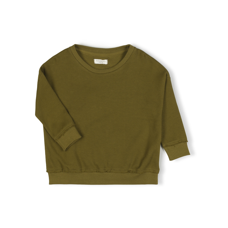 Nixnut Loose sweater | Forest