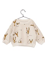 Play-up Printed Fleece Sweater | Susana