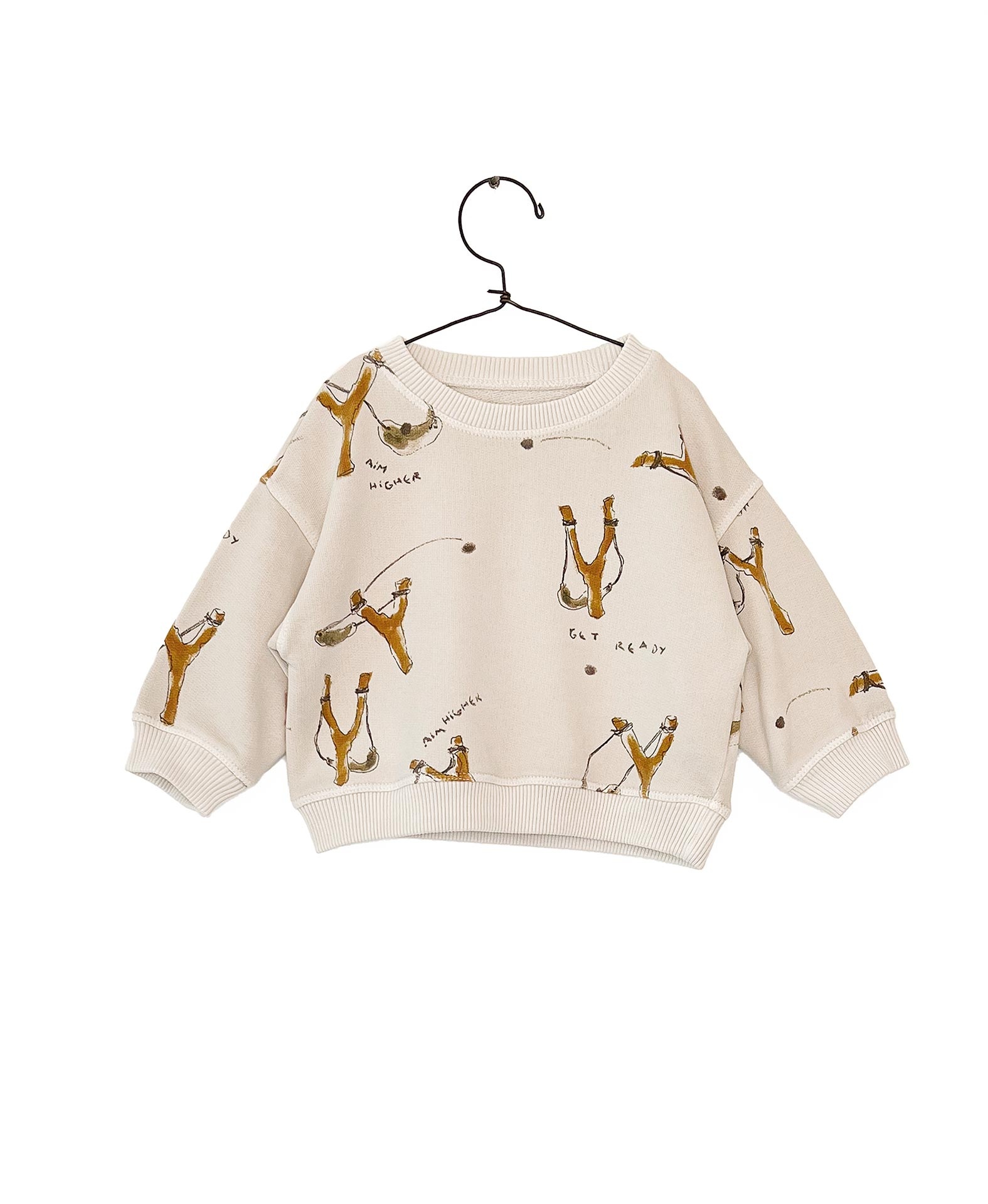 Play-up Printed Fleece Sweater | Susana