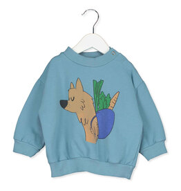 Lötie kids Baby Sweatshirt Veggie Wolf | Blue