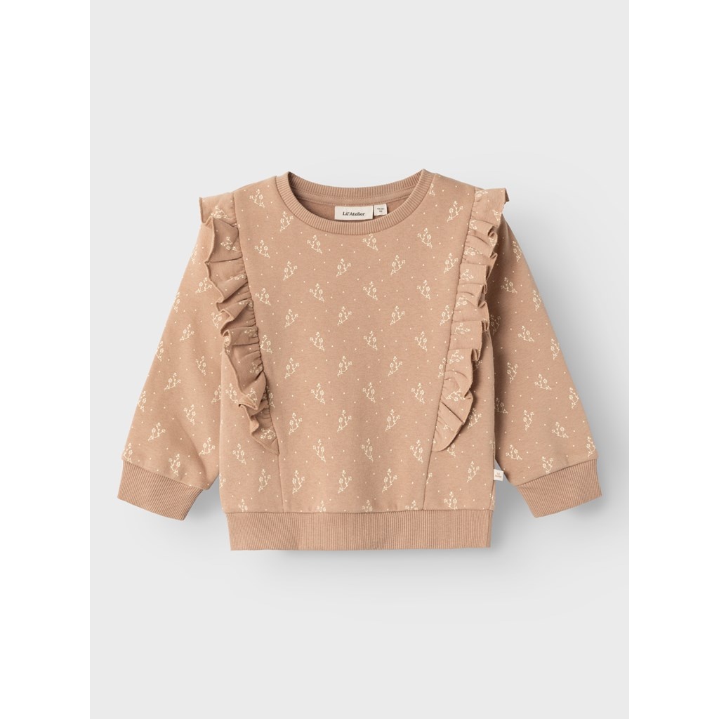 Lil Atelier Selma Loose Sweat | Nougat