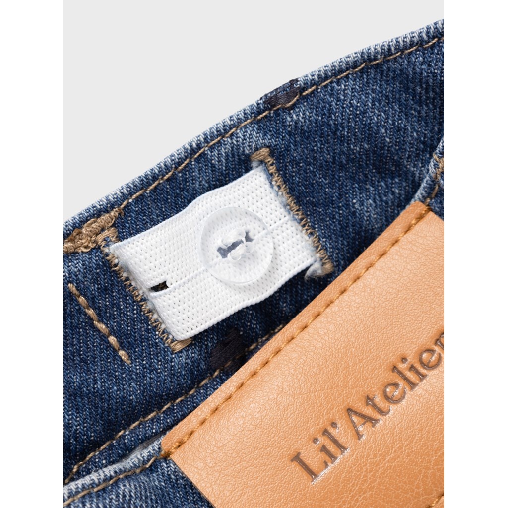 Lil Atelier Bella Loose Jeans | Medium Blue Denim
