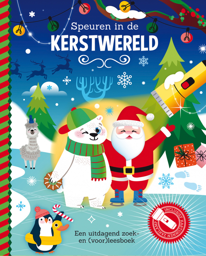 Lantaarn Publishers Speuren in de kerstwereld | Zaklampboek