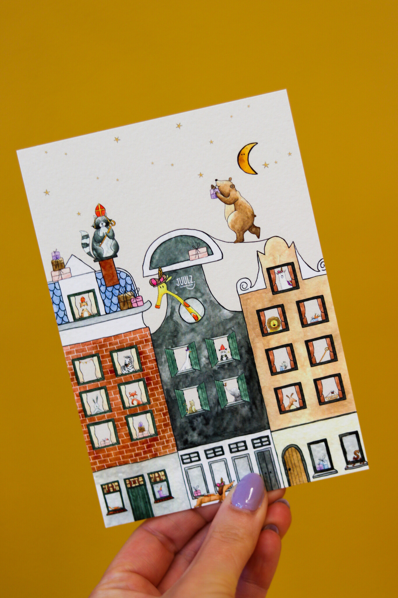 Juulz Illustrations Sinterklaas aftelkalender