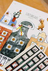 Juulz Illustrations Sinterklaas aftelkalender