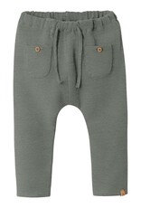 Lil Atelier Thor Loose pant | Agave Green