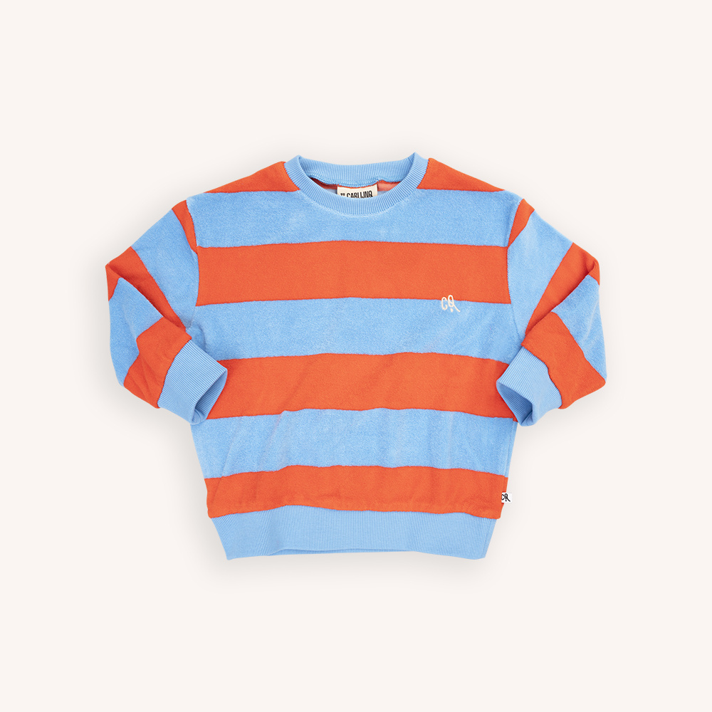 CarlijnQ Stripes Red/Blue Sweater