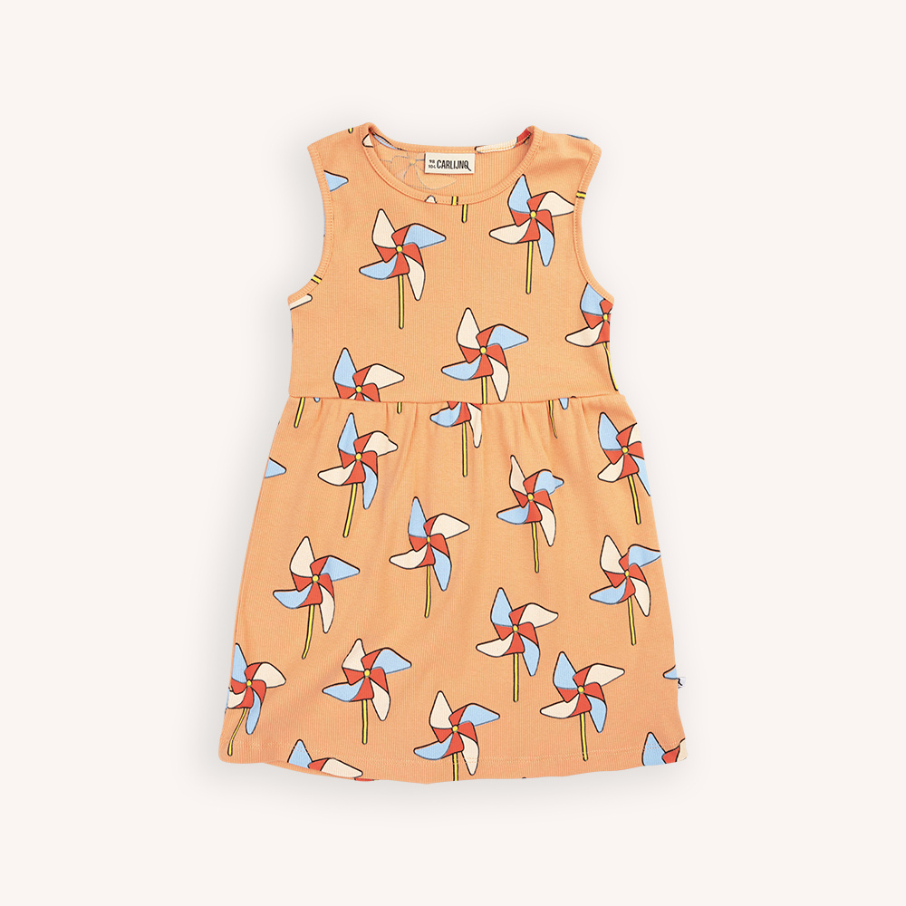 CarlijnQ Pin Wheel | Tanktop Dress