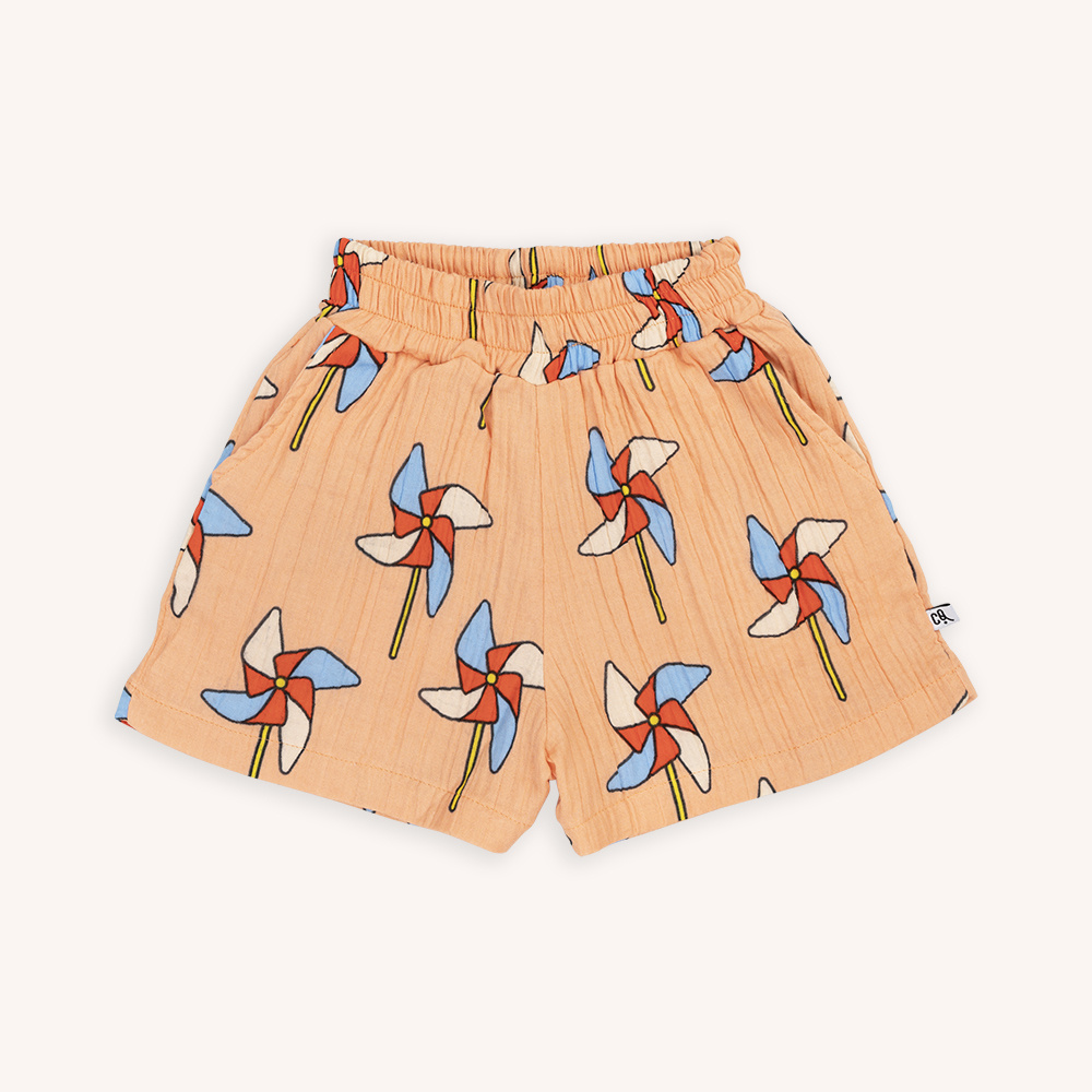 CarlijnQ Pin Wheel | Girls long shorts