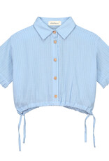 Charlie Petite Ivy blouse | Blue