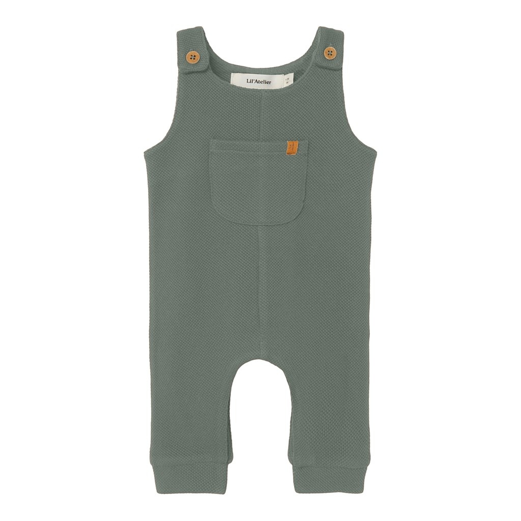 Lil Atelier Talio Sweat overall | Agave Green