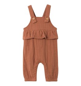 Lil Atelier Tuda Loos overall | Carob Brown