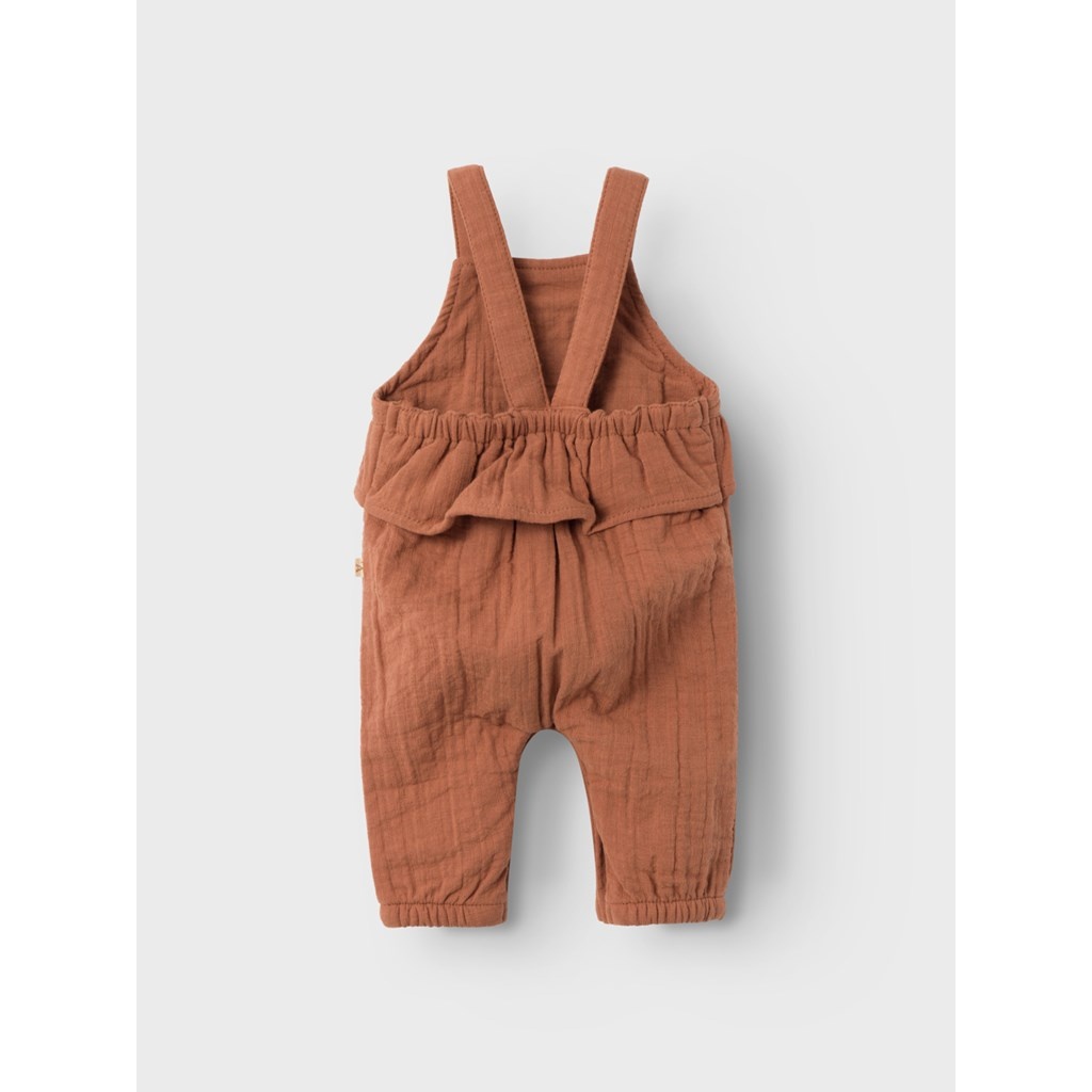 Lil Atelier Tuda Loos overall | Carob Brown