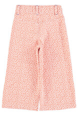 piupiuchick Flare Trousers | Light Pink w/ Animal Print