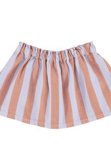 piupiuchick Short Skirt | Orange & Purple Stripes