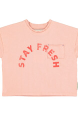 piupiuchick T-Shirt |Light Pink w/ "Stay Fresh" Print