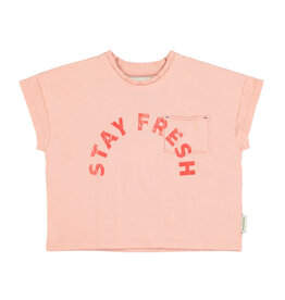 piupiuchick T-Shirt |Light Pink w/ "Stay Fresh" Print