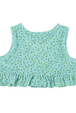 piupiuchick Top | Light Blue w/ Yellow Flowers