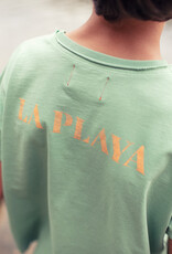 piupiuchick T-Shirt | Green w/ Multicolor Circle Print