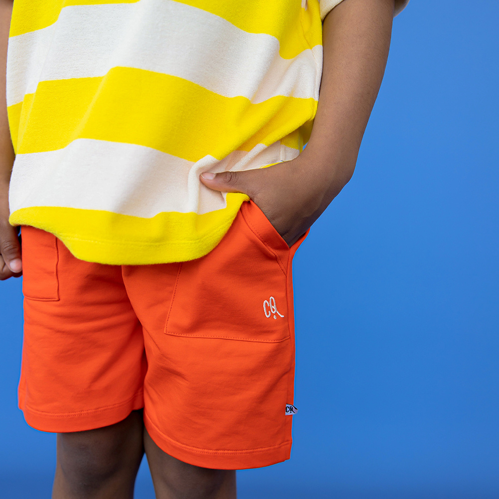 CarlijnQ Basic | Shorts loose fit | Orange