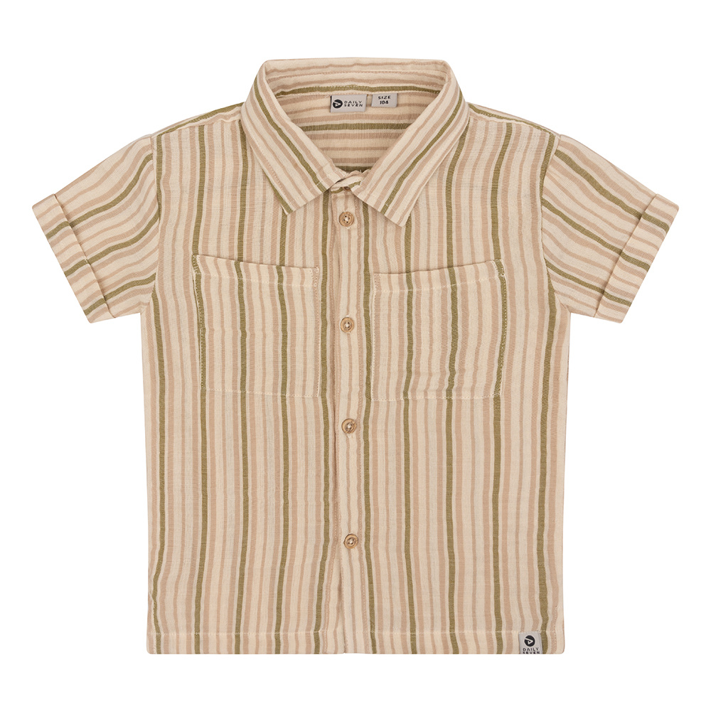Daily Seven Shirt Shortsleeve Stripe | Sandshell