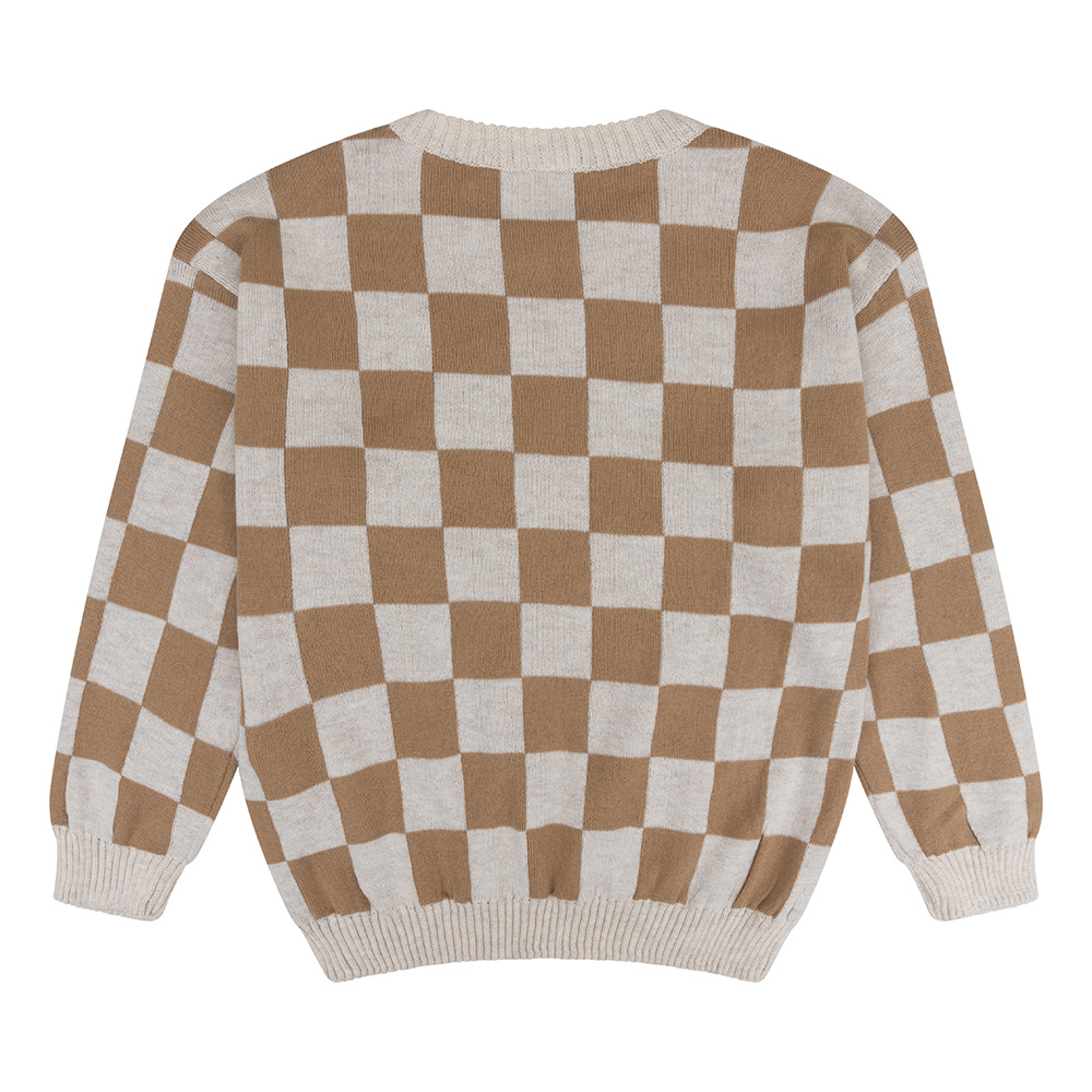 Daily Seven Knitted sweater Deck | Camel Sand