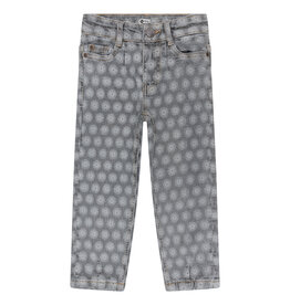 Daily Seven Ruby mom fit printed  | Grey denim