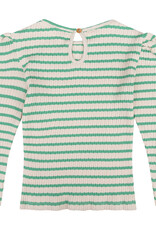 Daily Seven T-shirt Longsleeve Rib Stripe | Sandshell