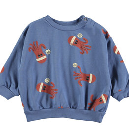 Lötie kids Baby Sweatshirt Octopuses | Blue