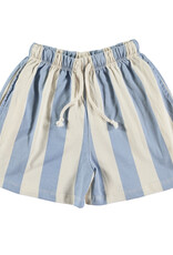 Lötie kids Bermuda Shorts Stripes+Glasses | Off White