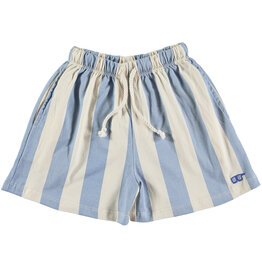 Lötie kids Bermuda Shorts Stripes+Glasses | Off White