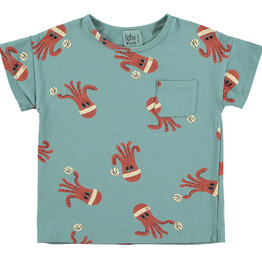 Lötie kids T-shirt Short Sleeve Octopuses | Pacific