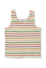 Sproet & Sprout Waffle Singlet Top | Pear