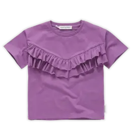 Sproet & Sprout T-shirt Ruffle | Purple