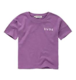 Sproet & Sprout T-shirt Linen Dude | Purple