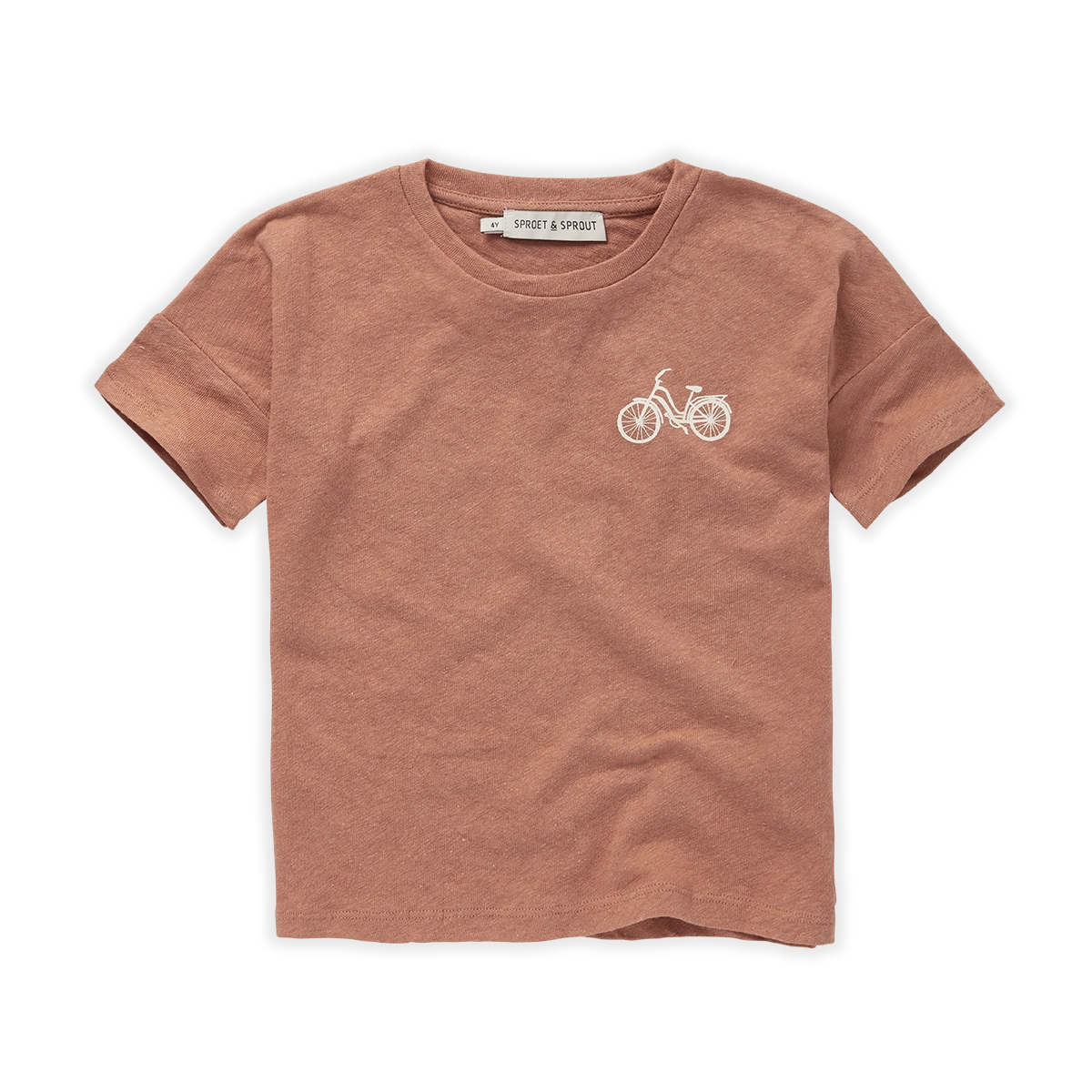 Sproet & Sprout T-shirt Linen Bicyle