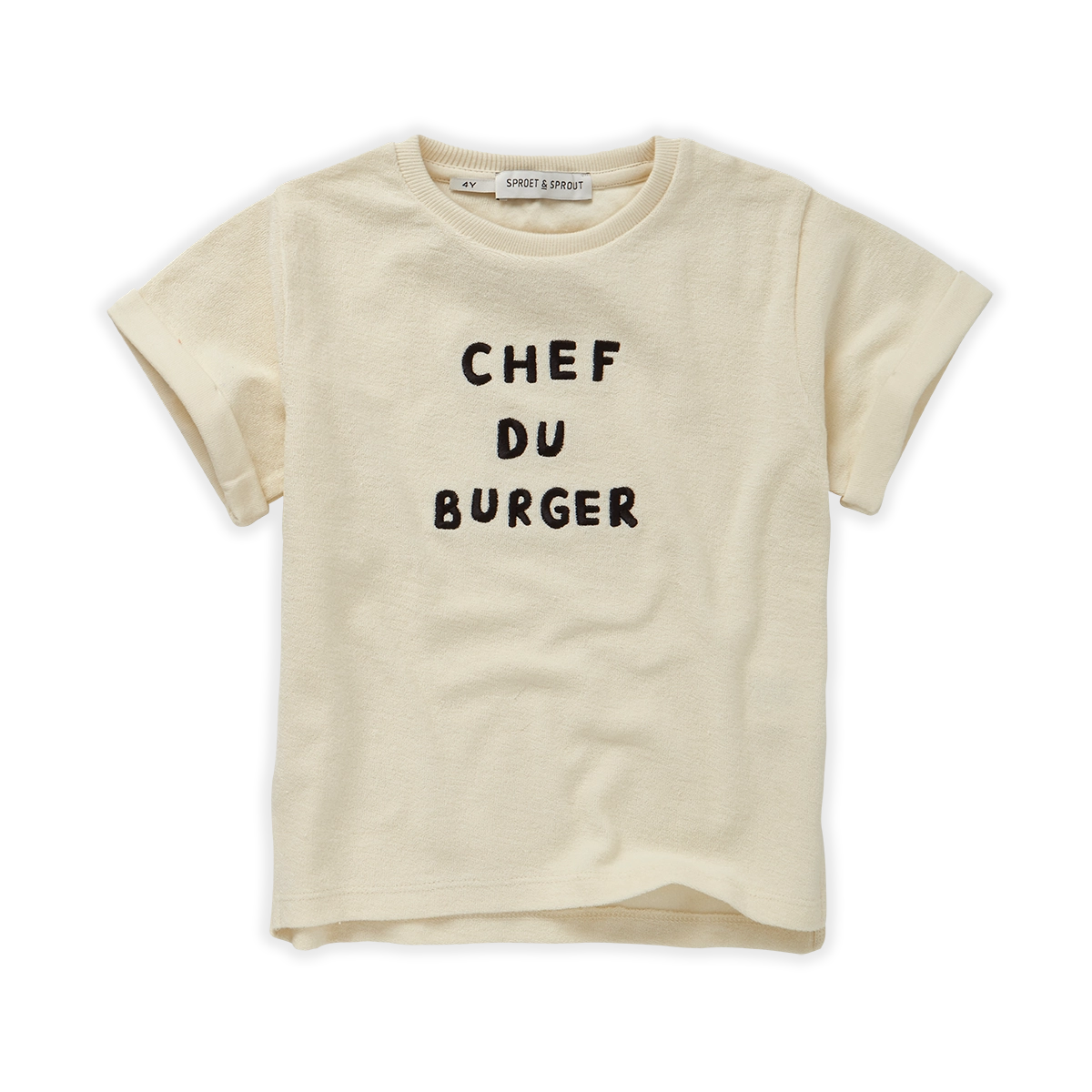 Sproet & Sprout Terry t-shirt Chef Du Burger