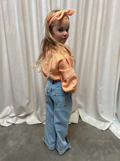 Charlie Petite Irene blouse | Peach