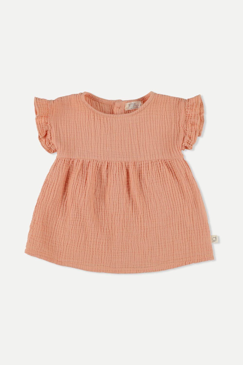 My Little Cozmo Soft Gauze Baby Dress | Pink