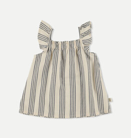 My Little Cozmo Vintage Stripes Baby Dress | Ivory