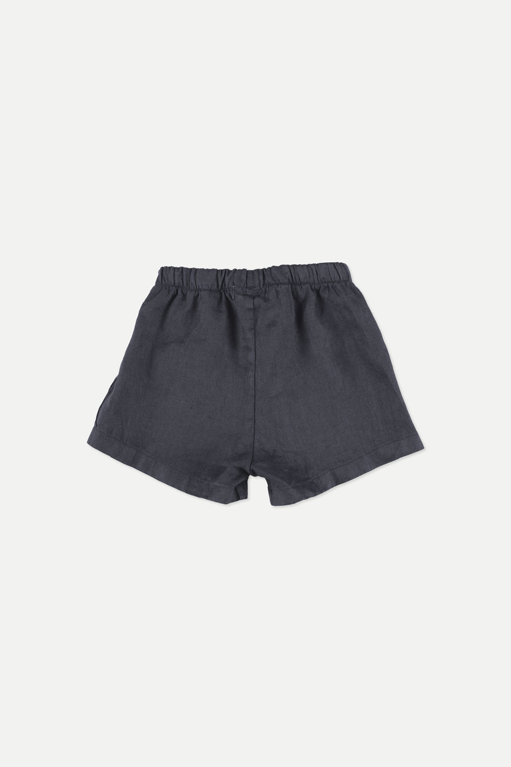 My Little Cozmo Linen Baby Shorts | Navy