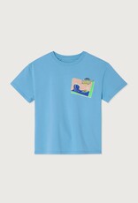 American Vintage Kids T-shirt Fizvalley | Vintage Azur Blue