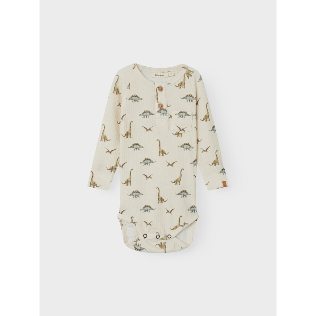 Lil Atelier Bob LS Slim Body | Turtledove