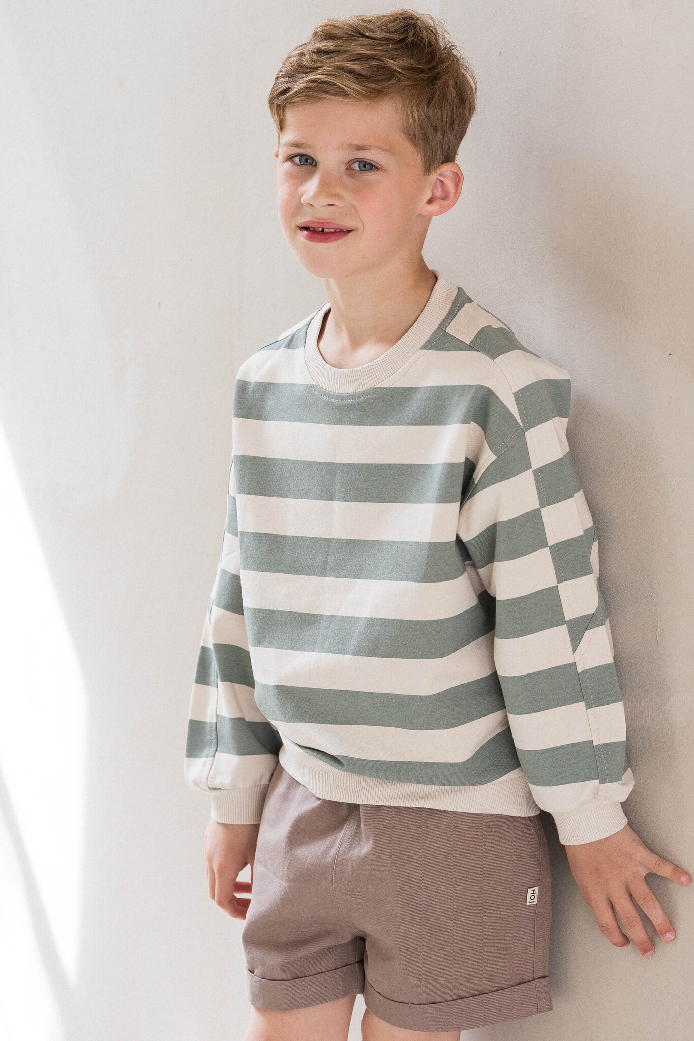 House of Jamie Sweatshirt Storm Sea Stripes