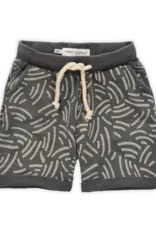 Sproet & Sprout Sweat short Waves print | Asphalt