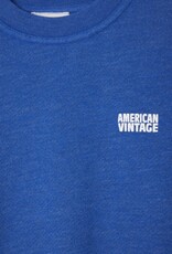 American Vintage Kids Sweat-shirt Doven | Overdyed Royal Blue