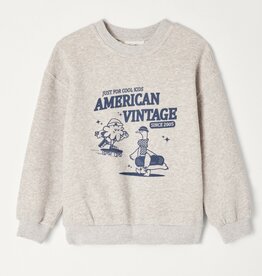 American Vintage Kids Sweat-shirt Kodytown | Mildred Polar Melange