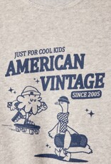 American Vintage Kids Sweat-shirt Kodytown | Mildred Polar Melange